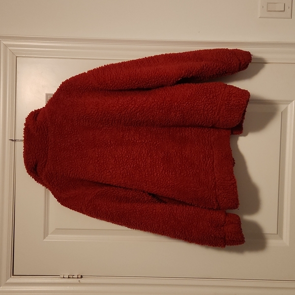 Urban Planet/Teddy Bear coat/size S/ red - Picture 2 of 2